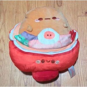 Smoko Tayto Potato Ramen Toasty Plush With Microwavable Pouch for Pain Relief‎